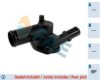 NISSA 1106100QOM Thermostat, coolant